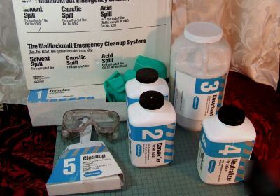  hf acid, custic,solvent emergency spill clean up kit