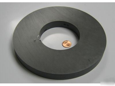 2PC ceramic ring magnet ferrite OD2.84