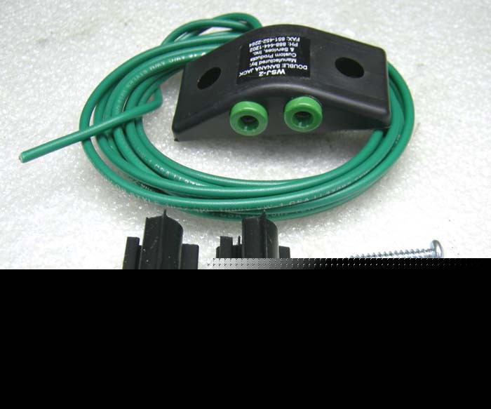 Custom products wsj-2 double banana jack w mounting kit
