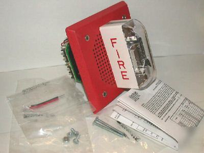 Edwards est 732-7A-006 chime strobe fire alarm system