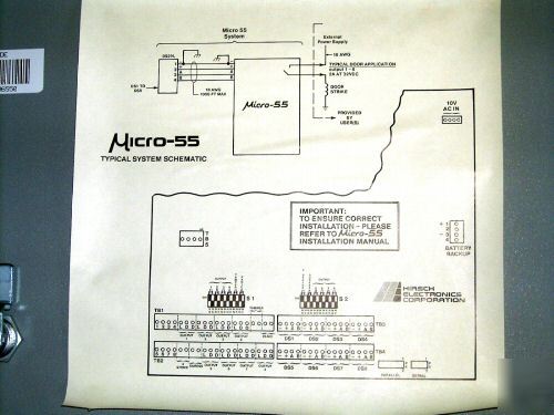 Hirsch micro-55 micro 55 security access controller