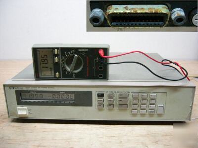 Hp 6633A system dc power supply 50V 2A 100W 