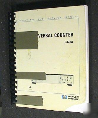 Hp - agilent 5328A original operators - service manual