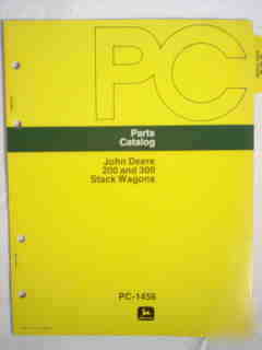 John deere 200 300 stack wagons parts catalog-nice 