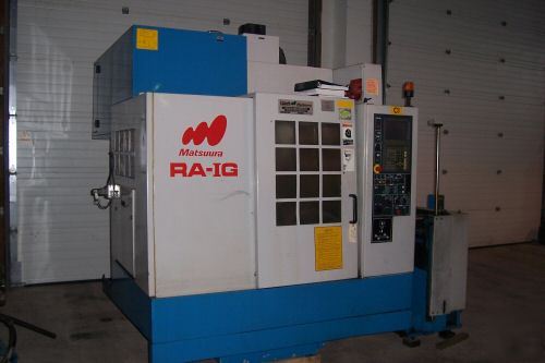 Matsuura ra-1G vertical machining center w/pallets