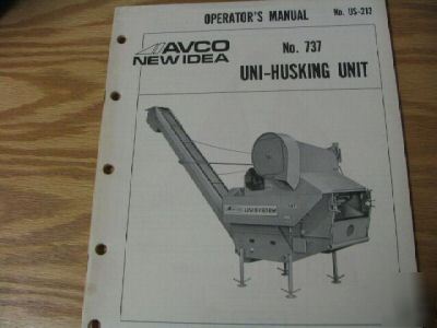 New idea 737 uni husking unit operators manual