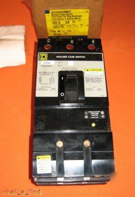 New square d KH36250 mmt circuit breaker KH36000MMT 250