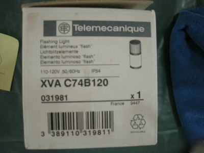 New telemecanique flashing light xva C74B120, brand 