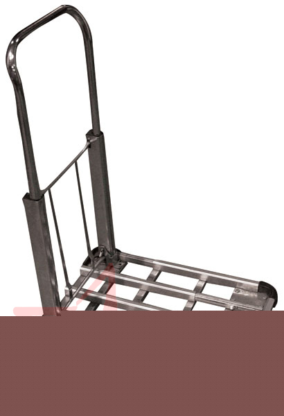 Adjustable folding aluminum hand truck platform dolly