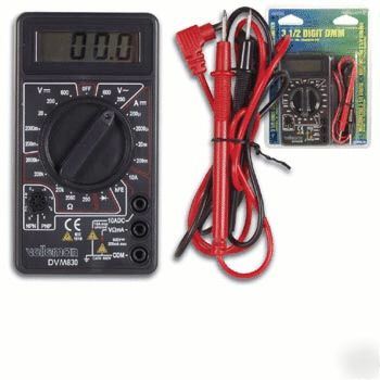 DVM830 - 3Â½ digit dmm - 10A , transistor & diode test