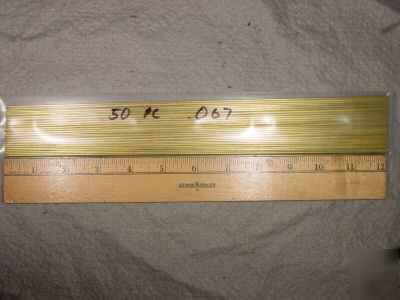 Edm electrodes 50 pc .067 dia by 12