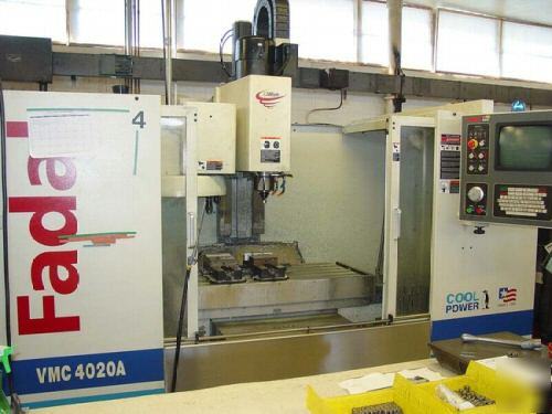 Fadal model 4020A 906-1 cnc vertical machining center 