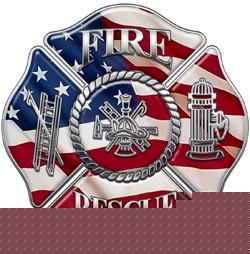 Firefighter decal reflective 4