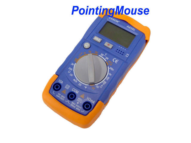 New lcd handy digital multimeter ac dc ohm volt meter