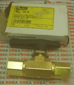 New parker brass ball valve 8F-B8LJ-bp 3/4