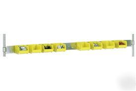 Nexel metro rack hanging bin holder rail 60