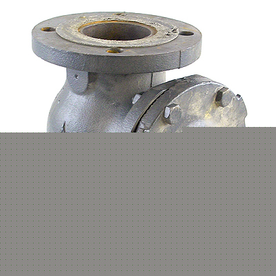 Nib co f-918-b 3â€ iron body flanged swing check valve