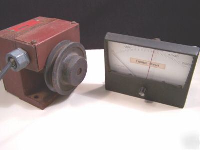 Tachometer generator and meter eaton mfg.