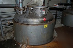 Unused: tolan reactor, 1350 gallon, 304 stainless steel