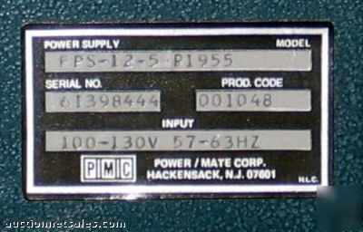 Power mate corporation power supply pmc fps series