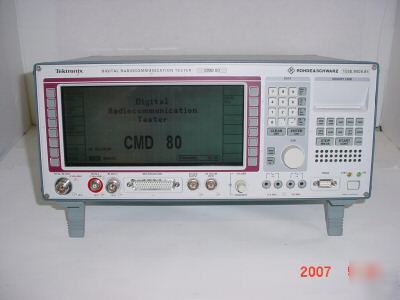 R & s CMD80 digital radiocommunications tester w/opts.