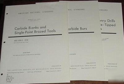Ansi/asme standard lot carbide blanks..masonry drills..