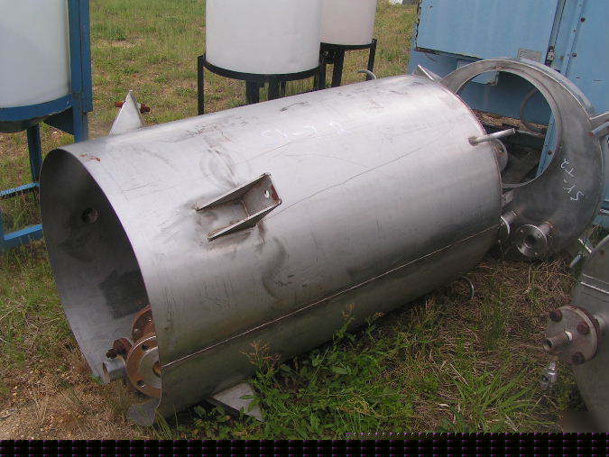 150 gal stainless steel tank cone bottom