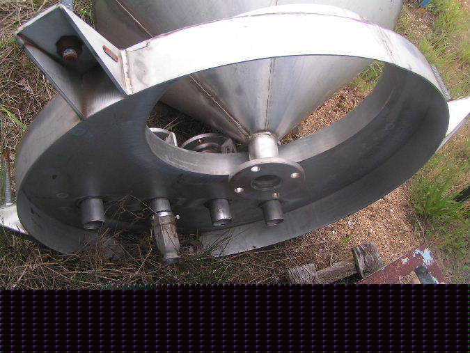 150 gal stainless steel tank cone bottom