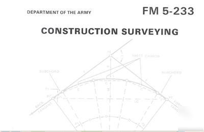 2 construction & topographic surveying manuals on cd