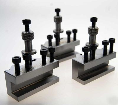 3 spare holders for myford type quick change toolposts