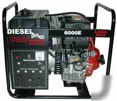 5 kw generator, diesel, three phase, open