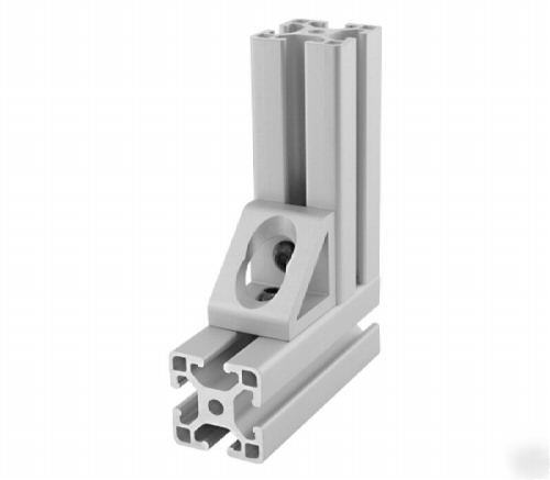8020 t slot aluminum corner gusset 25 s 25-4132 n