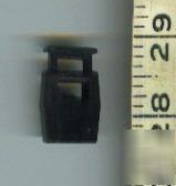 Black nylon square cord lock 100 pces lot