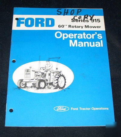 Ford series 915 60 inch rotary mower
