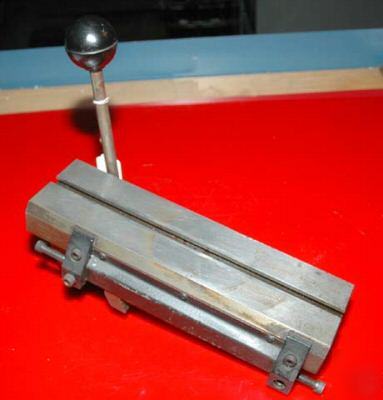Hardinge model e double tool cross slide: