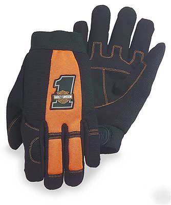 Harley davidson racing mechanics gloves safety xl