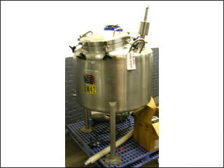 360 liter lee agitated receiver, s/s, 50#-27500