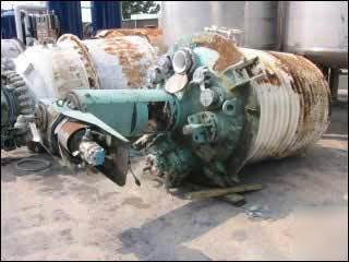 500 gal dedietrich glass lined reactor,100/450# - 18927