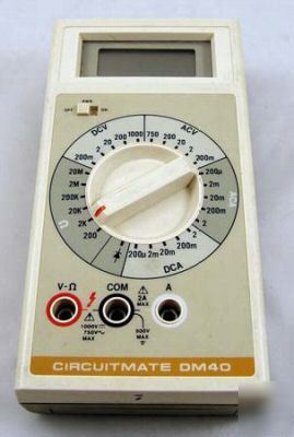 Beckman instruments digital multimeter circuitmate DM40