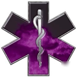 Emt ems medic decal reflective 12