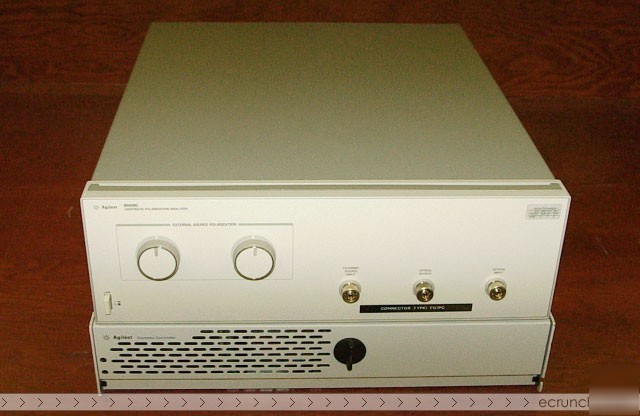 Hp\agilent 8509C lightwave polarization analyzer