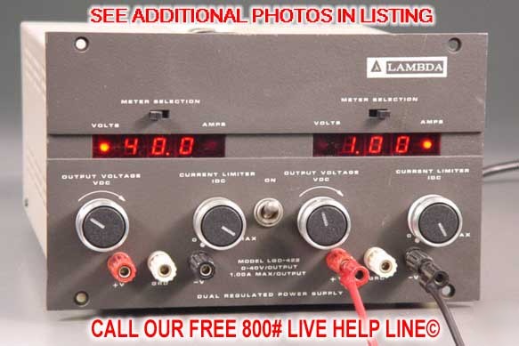 Lambda dual digital 0-40/80V regulated dc power supply