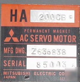 Mighty comet _ mitsubishi HA200CB servo drive ha 200CB