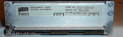 Neff model 122 d.c. amplifier type 122-123-67