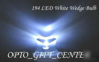 New 10X 194 led white inverted leds sidelight bulb f/s