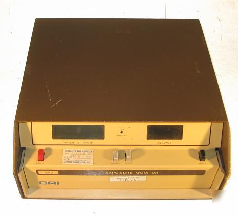 Oai 353C exposure monitor