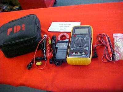 Pdi DM62T multimeter with bag and accessories 