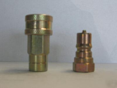 Quick coupler iso-a poppet style 1/4
