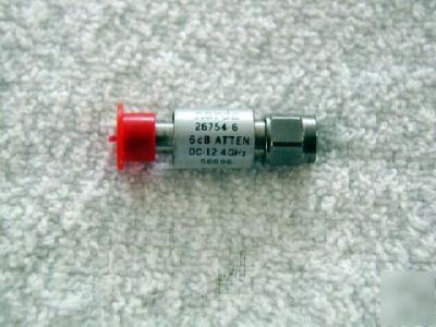 @ narda 56996 6DB dc-12.4 ghz attenuator @