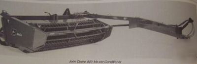 John deere 820 mower conditioners operator's manual